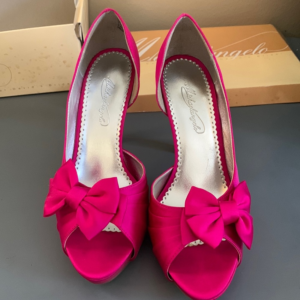 Hot pink high heels! Never been used.